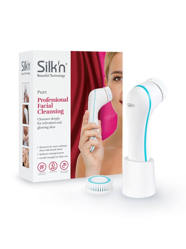 Silk Pure – Trådløs Ansigtsrensningsbørste til Dyb Rensning