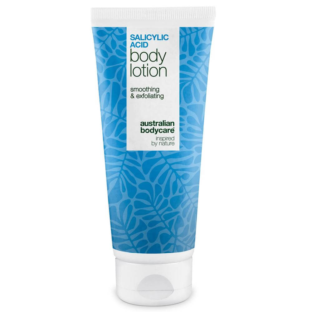 Eksfolierende Bodylotion med Salicylsyre til Bumser