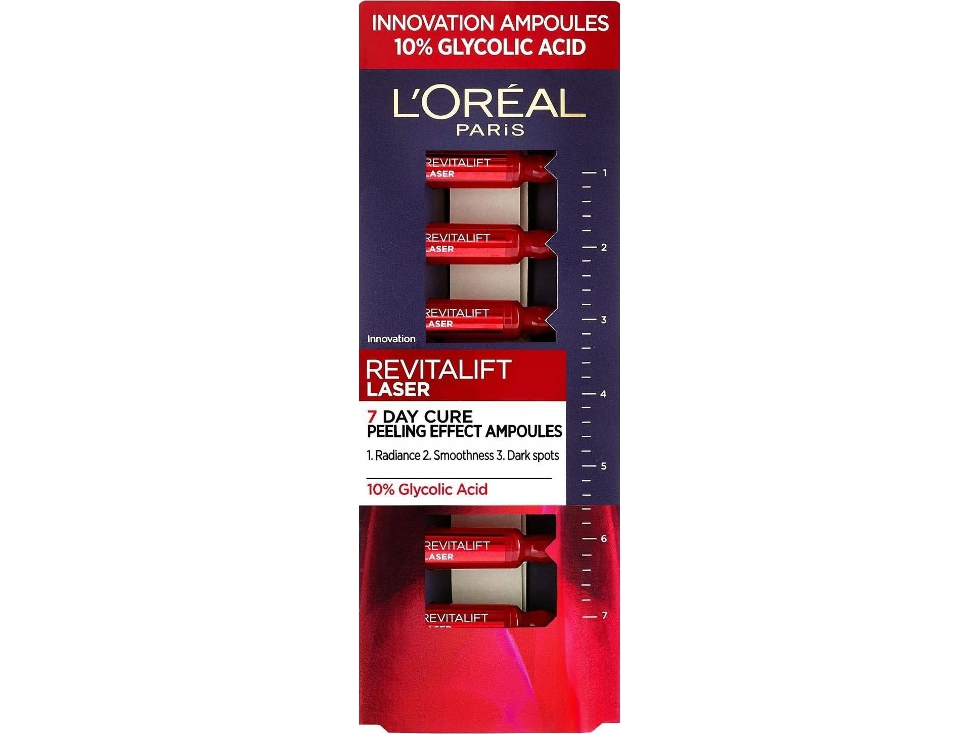 L'Oréal Paris Revitalift Serum - 7x1ml Ampuller til Glød