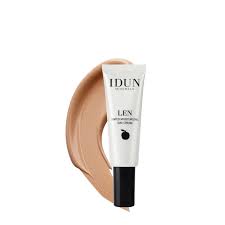 Idun Minerals LEN Tan Dagcreme - Glødende Hudpleje