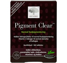 Ny Nordisk Hudpleje Pigment Clear 180 Tabletter - Tilbud!