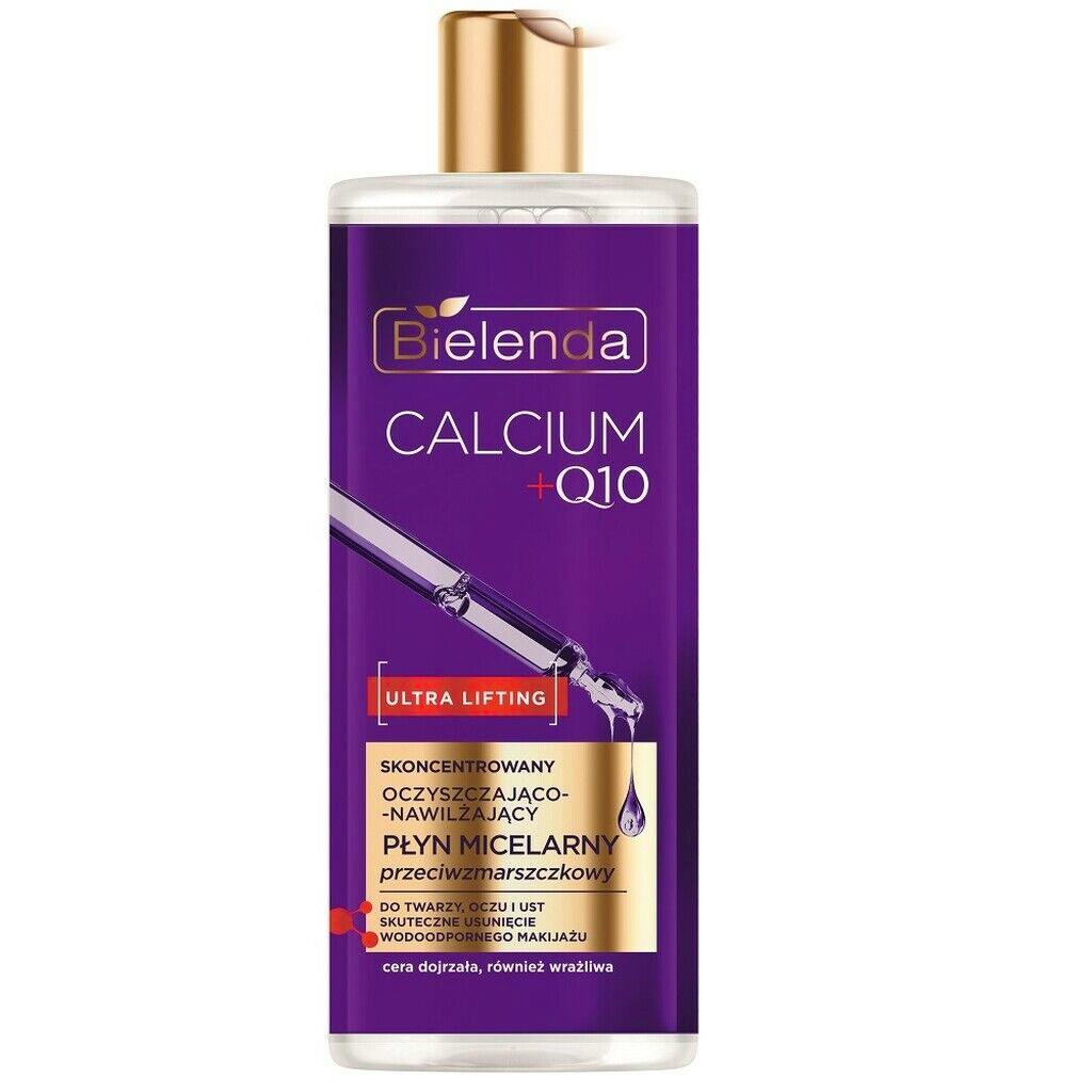 Bielenda Calcium Q10 Concentrated Cleansing And Moisturizing Micellar Liquid Anti Wrinkle 500 - Bielenda Hudpleje  - 5902169054472