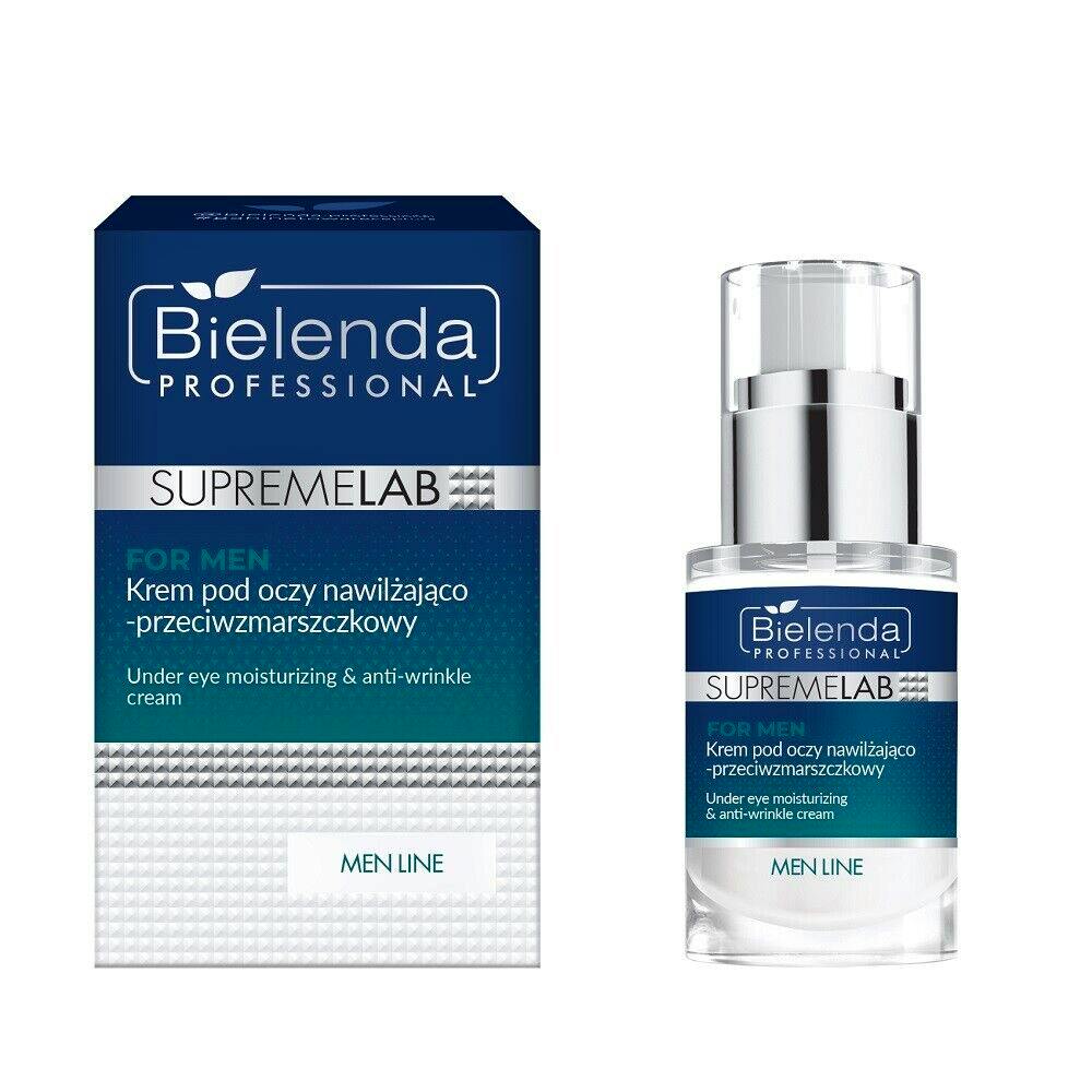 Bielenda Supremelab Men Line Moisturizing And Anti Wrinkle Eye Cream - Bielenda Hudpleje  - 5902169052003