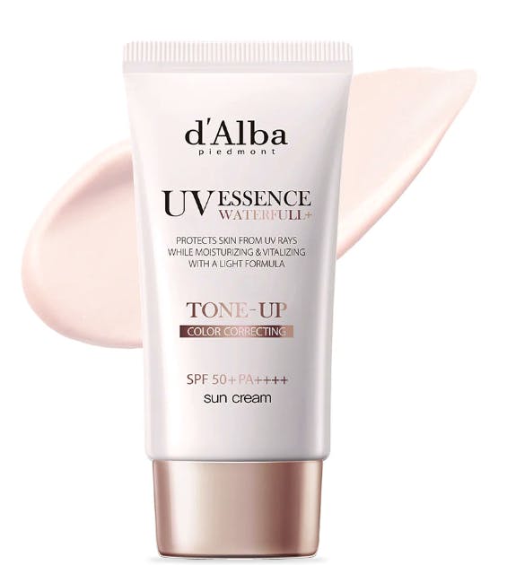 D'Alba Waterfull Tone Solcreme SPF50 - Luksus UV-beskyttelse