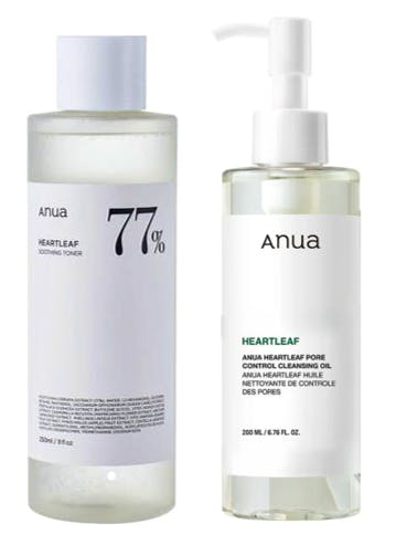 Anua Heartleaf Beroligende Toner & Renseolie - Black Friday!