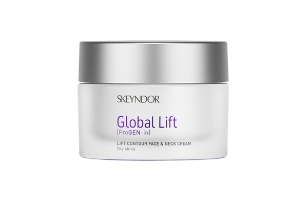 Skeyndor Global Lift Redefining Cream For Dry Skin Dag Natcreme Unisex Tør Hud Ansigt Nakke Anti Aldring Anti Rynke Stabilisere Løfte - Skeyndor Hudpleje  - 8436542360470