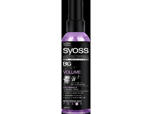 Syoss Spray Blow Dry Sexy Volume 150ml - Få lækkert volumen!