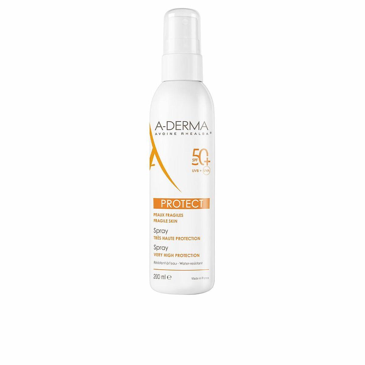 A-Derma Solcreme Spray 200 ml SPF 50 - Høj Beskyttelse