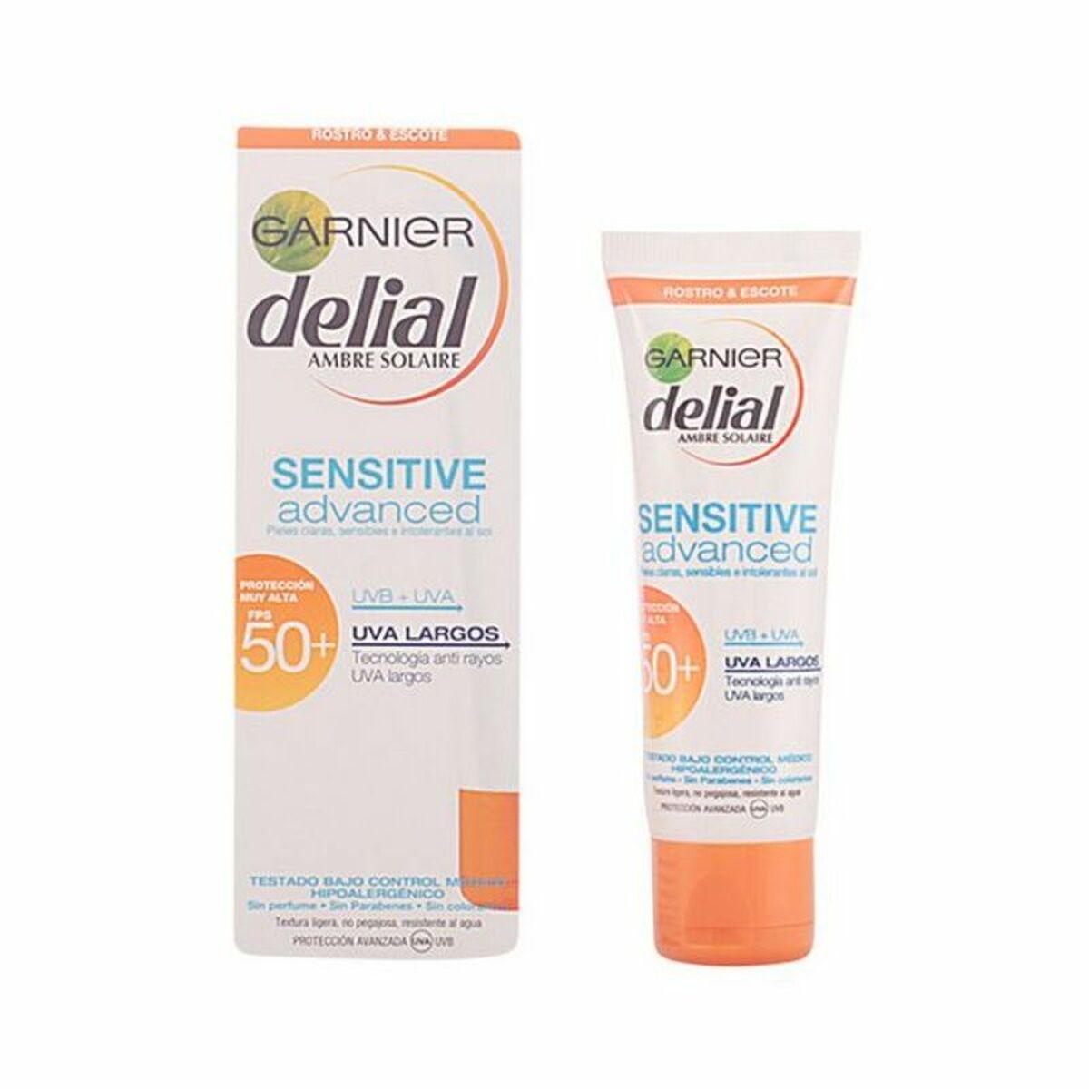 Solcreme Til Ansigtet Sensitive Delial Spf Unisex - Delial Hudpleje  - 3600541276536