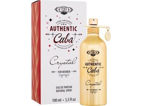 Cuba Authentic Crystal Edp 100ml - Cuba Hudpleje  - 5425039222837