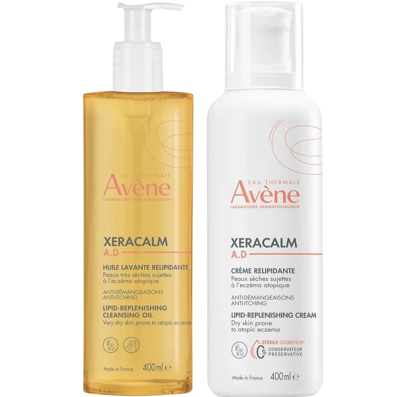 Avene Xeracalm Rense- og Plejesæt til Tør Hud