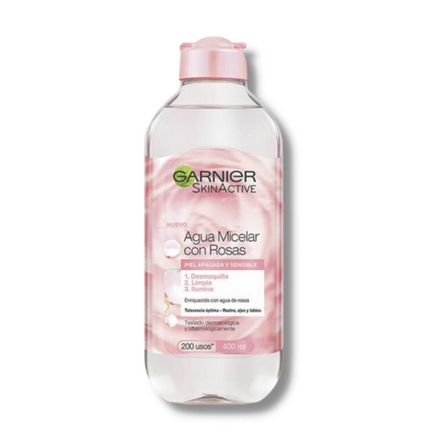 Garnier Skinactive Micellar Rose Water Cleanse & Glow 400 - Garnier Hudpleje  - 3600542326414
