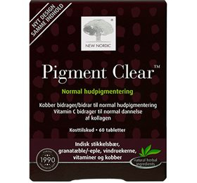 New Nordic Skin Care Pigment Clear Tabletter Brun æske - New Nordic Hudpleje  - 5021807453801