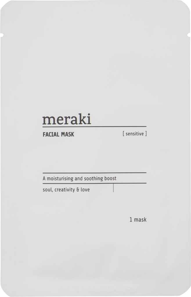 Hvid Ansigtsmaske Sensitive - Meraki Hudpleje  - 5707644480766