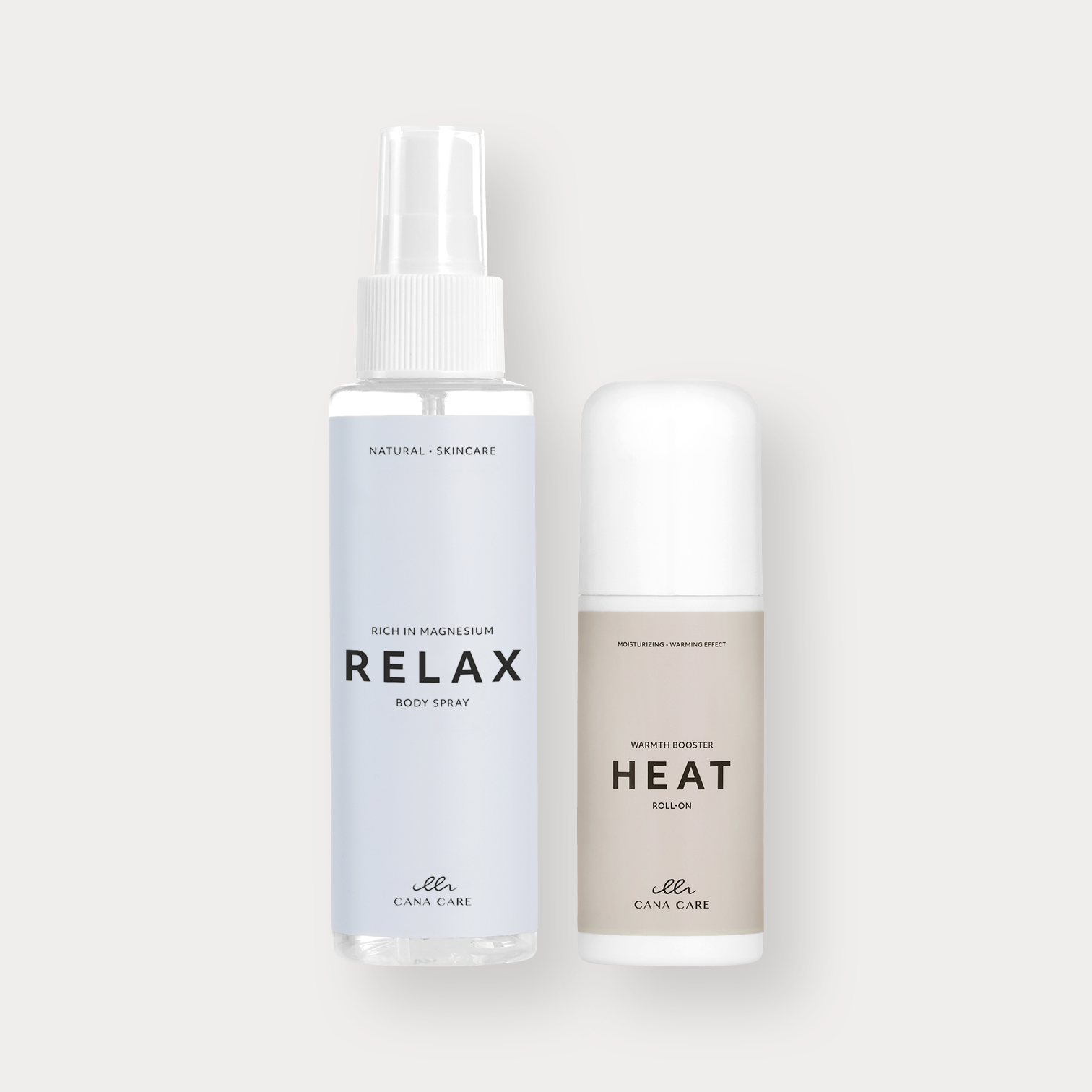 Afspænding med Cana Care Hudpleje RELAX Serum