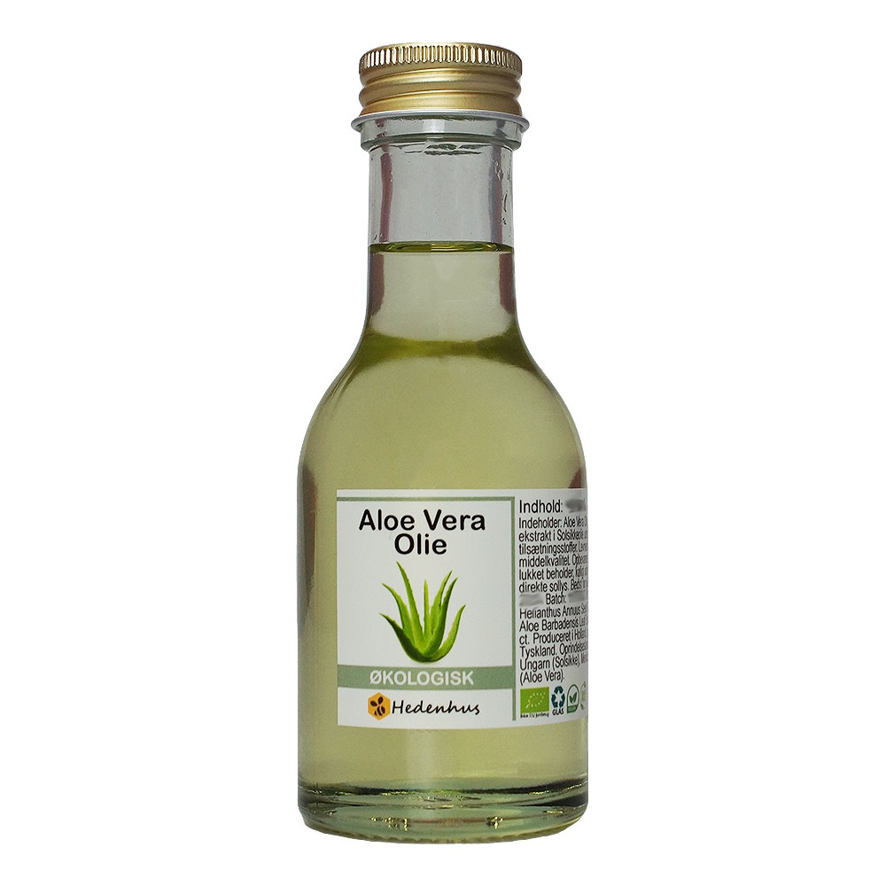 Økologisk Aloe Vera Olie til Hår og Hudpleje - 50 ml