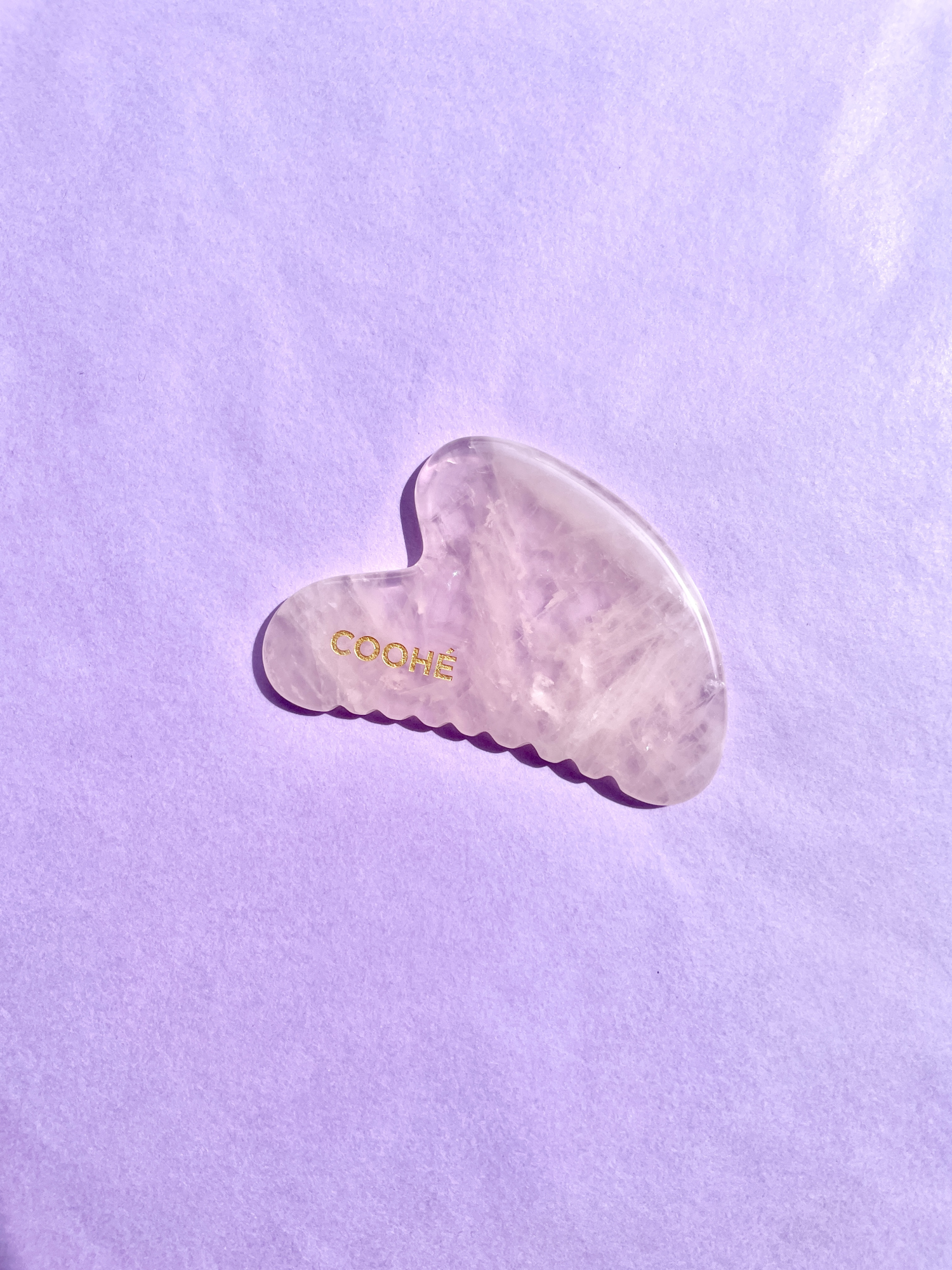 Cooh Gua Sha i Rosekvarts – Elegance til Ansigtsmassage