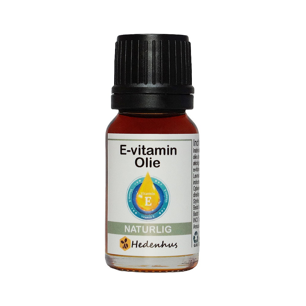 Naturligt E-vitamin fra Hedenhus - 10 ml til hudpleje
