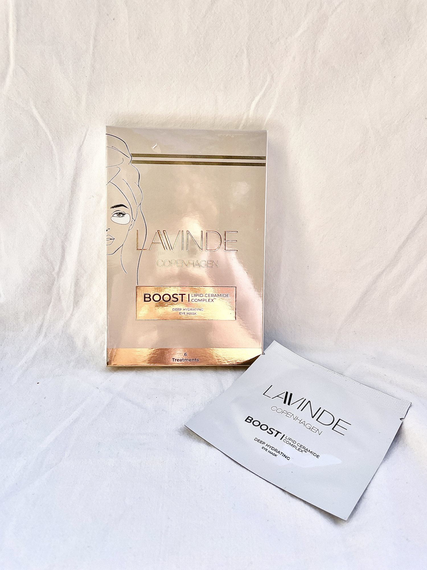 Lavinde Copenhagen Boost Eye Serum Mask Stk - Hudpleje
