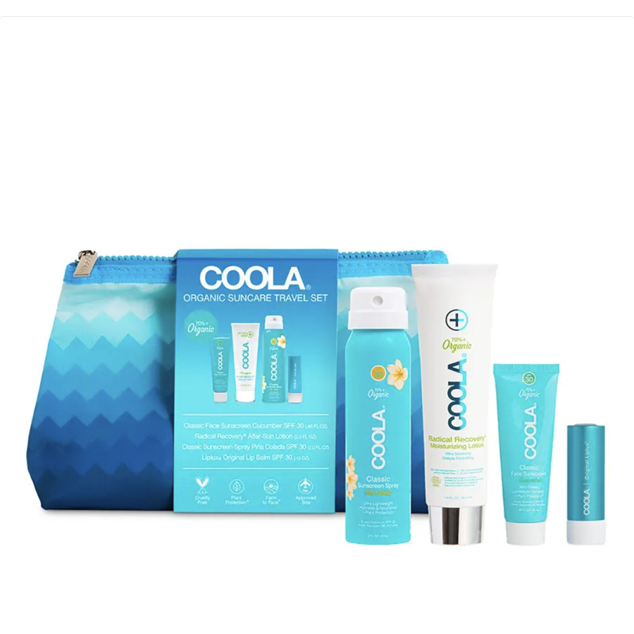 Coola Signature Piece Travel Kit Solcreme Hos Frisøren & Baronen - Coola Hudpleje