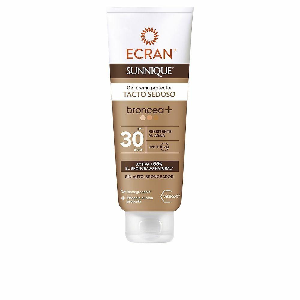 Solbeskyttelse Gel Ecran Sunnique Broncea Flødefarvet Spf 250 - Ecran Hudpleje  - 8411135006218