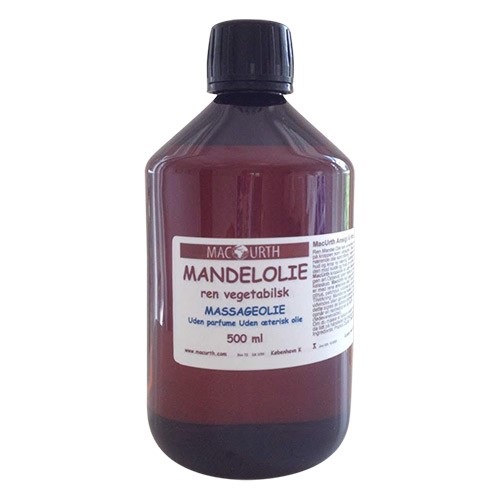 Mandelolie 500 ml fra Macurth – Skønhedstilbud!