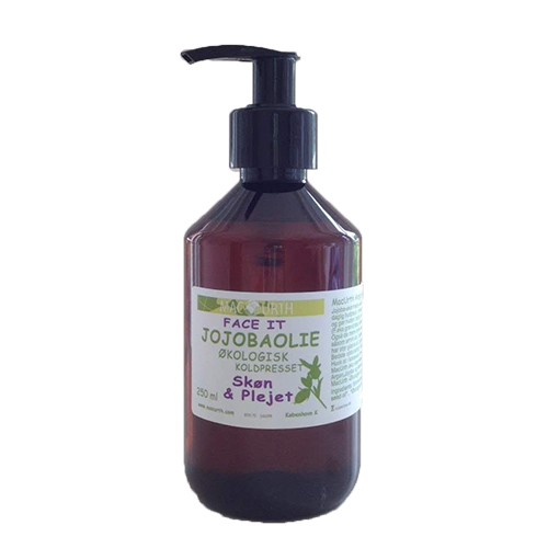 Plejende Skønhedsolie Jojoba Koldpresset Økologisk 250 Macurth - Macurth Hudpleje  - 5707373125020