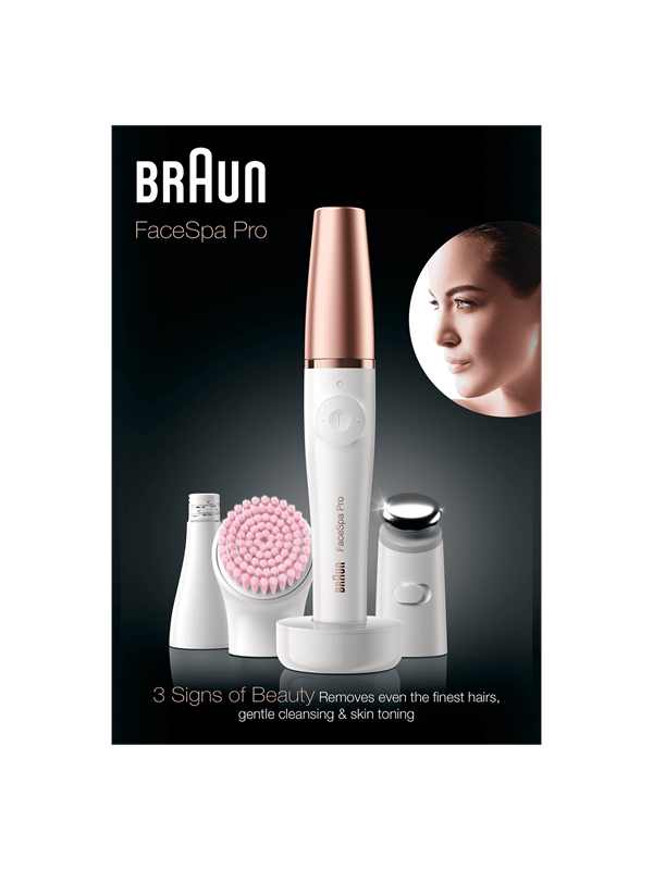 Braun Facespa Pro 912 - Ansigtsepilator og Rensebørste