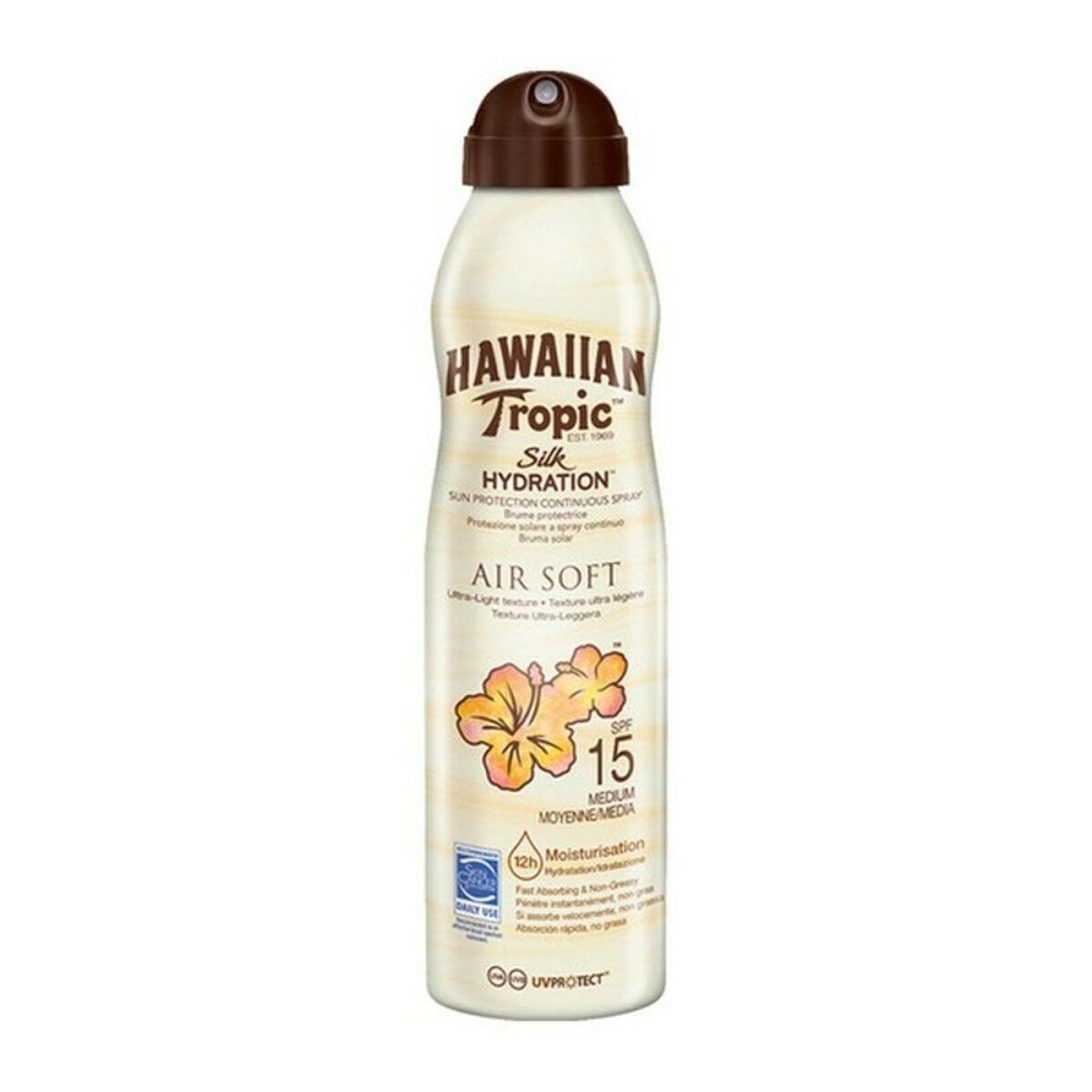 Soft Solbeskyttelse Spray Silk Air Silk Hawaiian Tropic Spf Spf 177 - Hawaiian Tropic Hudpleje  - 5099821001902