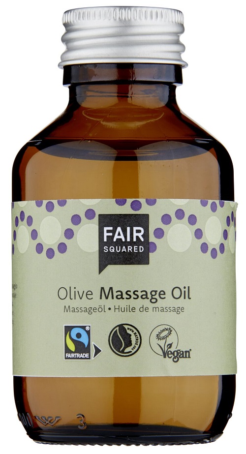 Fair Squared Økologisk Oliven Massageolie – Bæredygtig Pleje