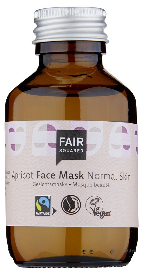 Fair Squared Økologisk Aprikos Sheet Mask til Normal Hud