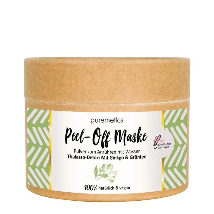 Grøn Detox Peel Off Maske med Ginkgo & Grøn Te - Effektiv Rens!